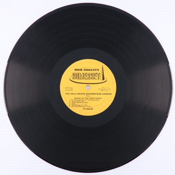 Hollywood Soundstage Chorus Songs Of The Golden West / Deep South 1958 LP Record - Picture 10 of 16